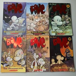 Bone Series Books 1-6 by Jeff Smith